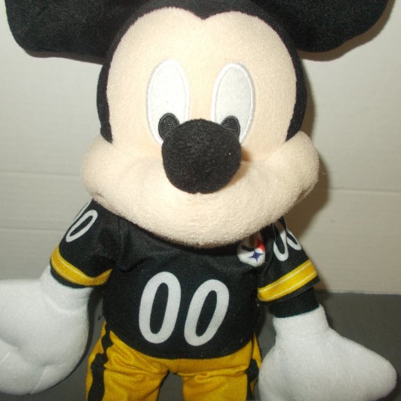 Disney/NFL Steelers Mickey Mouse Plush Animal - Picture 2 of 6